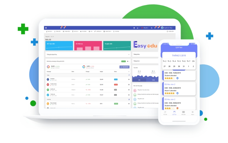 phần mềm quản lý trường học Easy Edu