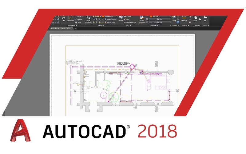 giới thiệu về AutoCAD 2018