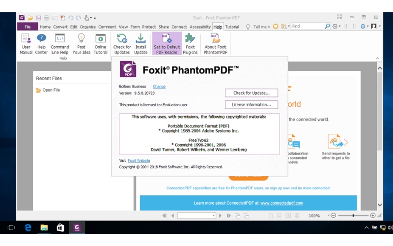 yêu cầu về cấu hình máy để tải Foxit Phantom PDF 10