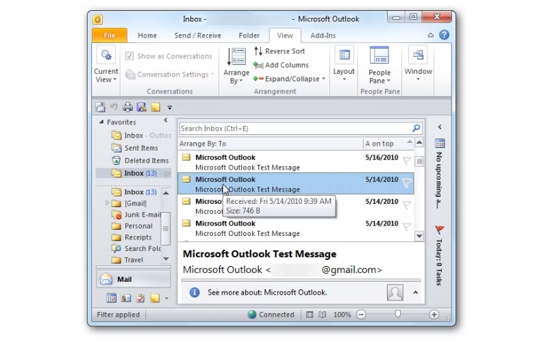 tính năng Conversations View trong Outlook