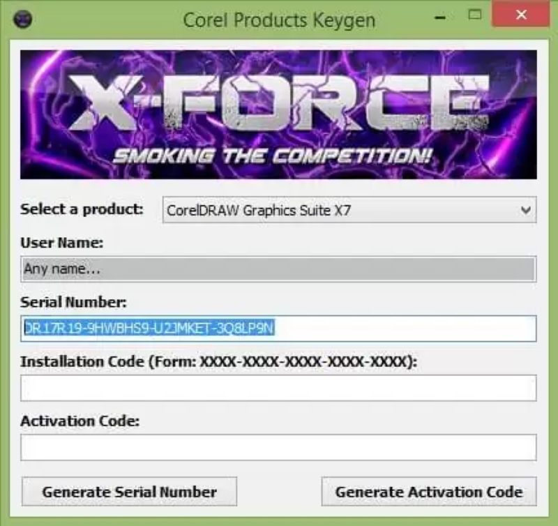 Mở file Keygen