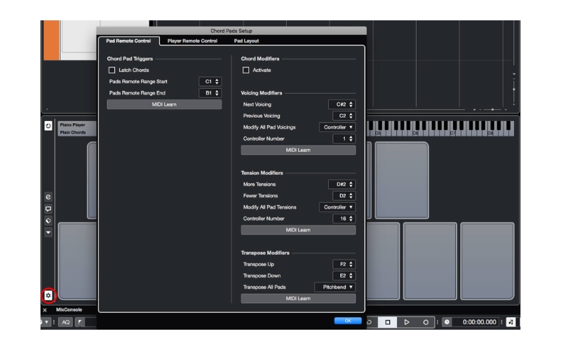 Tính năng Chord Pads và Chord Assistant