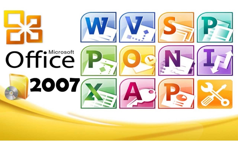 các phần mềm quan trọng có trong bộ Office 2007