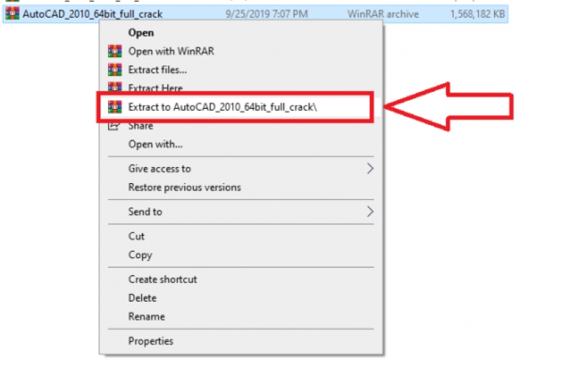 giải nén file Autocad