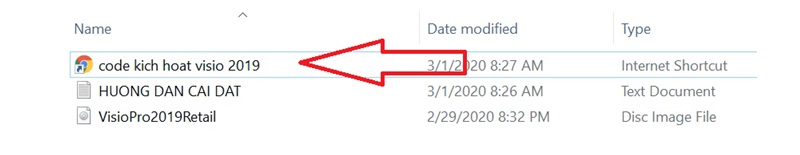 mở file Code kích hoạt trong thư mục đã giải nén
