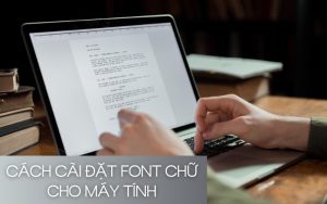cách cài đặt font chữ cho máy tính