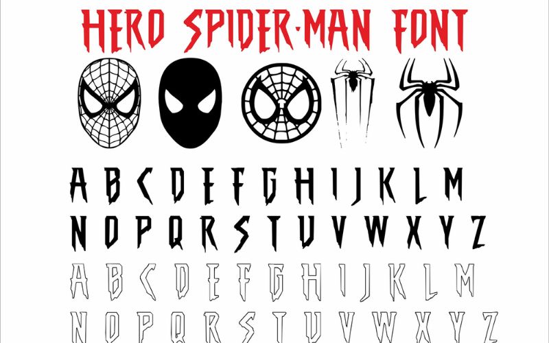 Spider man font