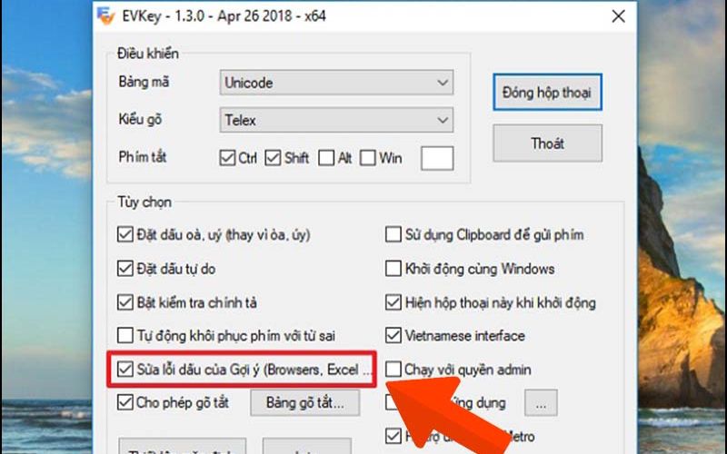 phần mềm EVKey