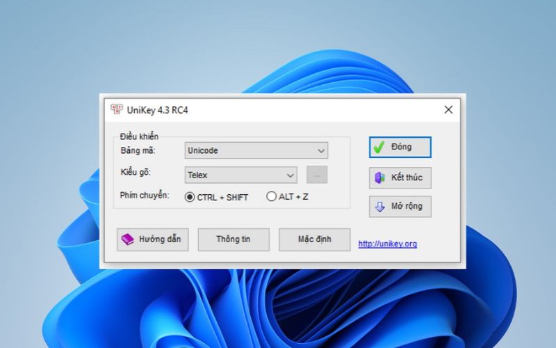 phần mềm gõ tiếng việt Unikey