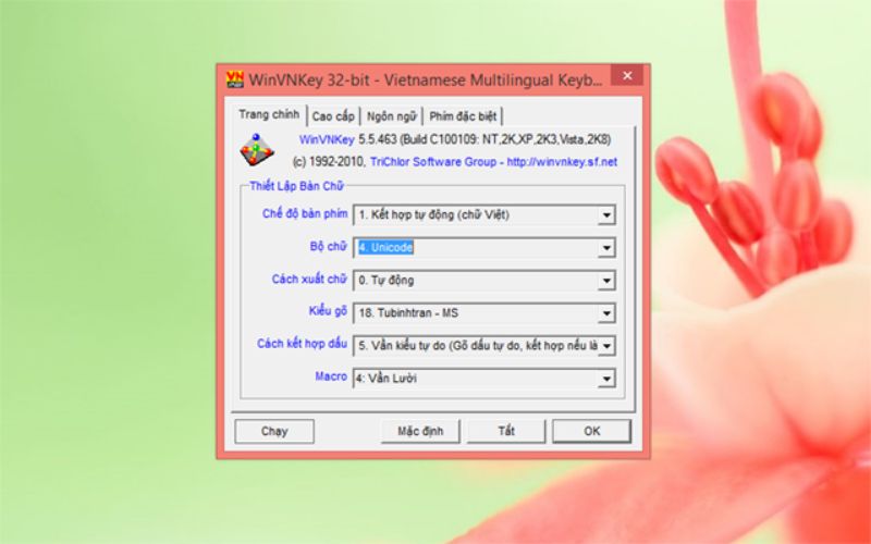 phần mềm gõ tiếng việt có dấu WinVNKey