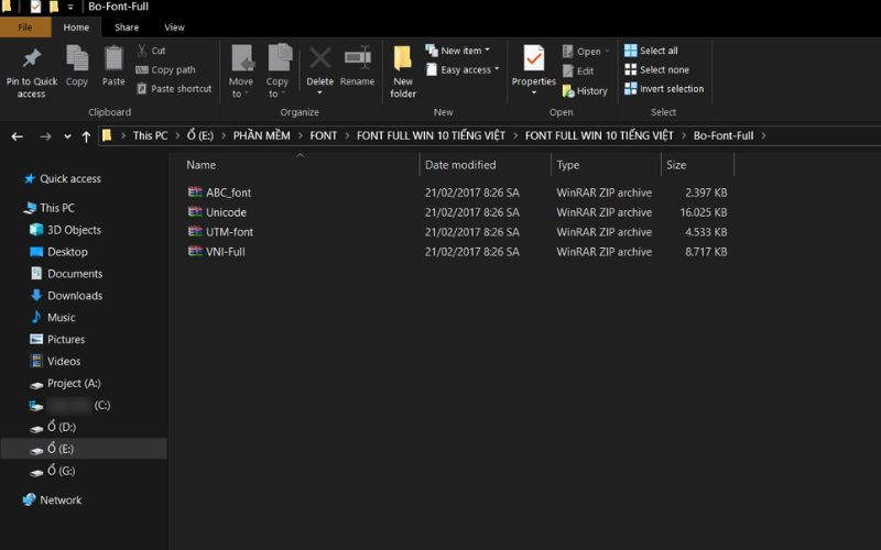 tải bộ font full về máy