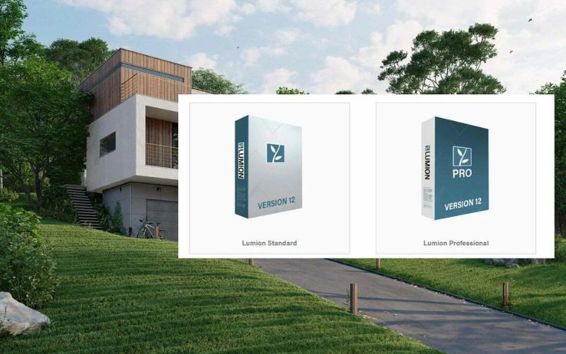 biểu tượng Lumion 12 Pro trên màn hình Desktop
