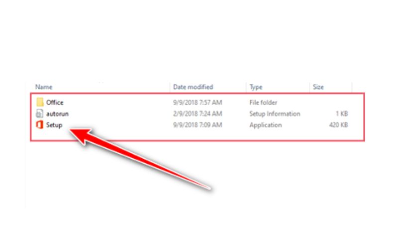 tiến hành chạy file Setup.exe