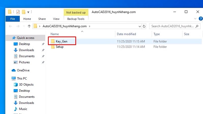 nhấn chọn file Key_Gen