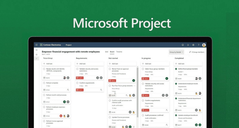 phần mềm Microsoft Project 2016