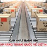 bảng giá nhập hàng Trung Quốc