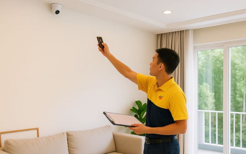 Kiểm tra độ tương thích với hệ thống an ninh trong nhà