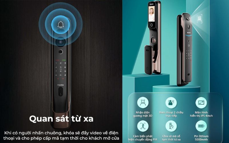 top 3 khoa cửa tích hợp chuông hình